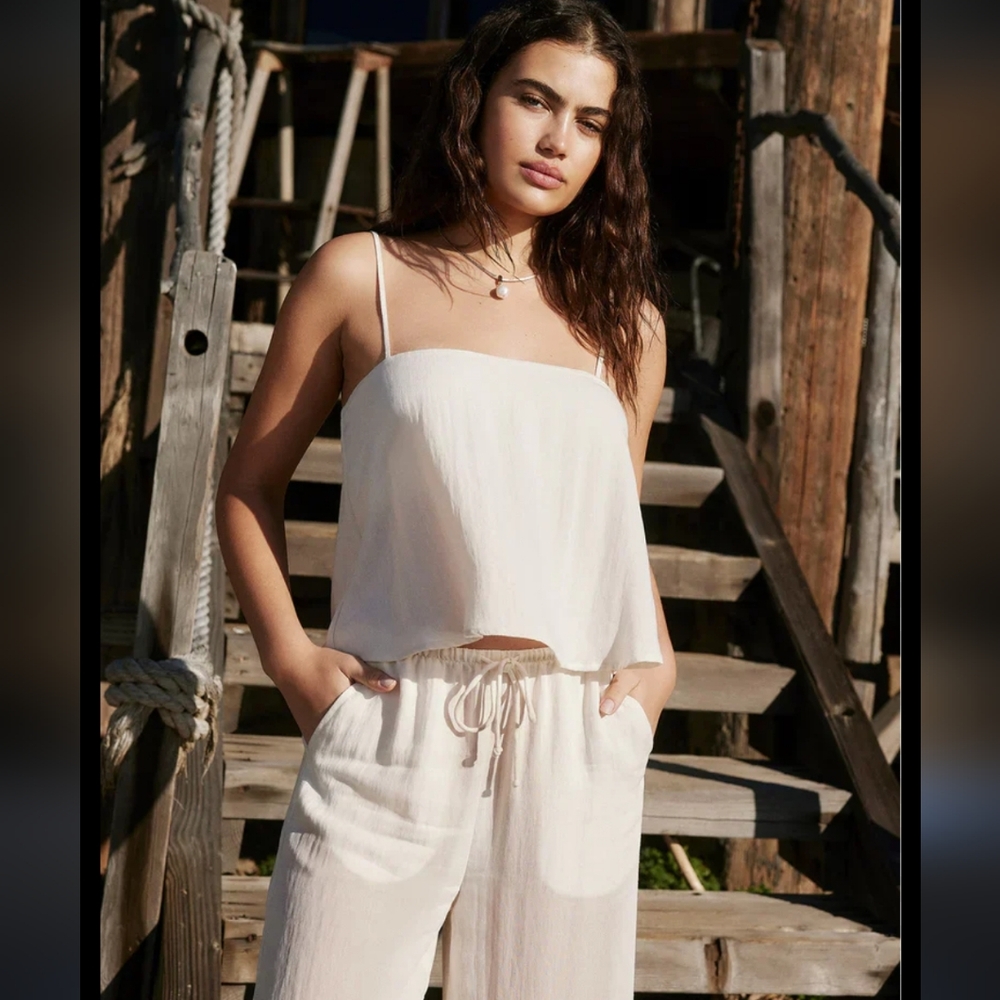 Z SUPPLY Annie Cream Camisole Top